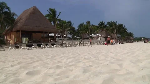 Beach scene Stock Footage 53976372