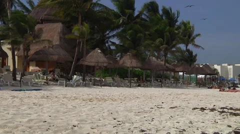 Beach scene Stock Footage 53976412