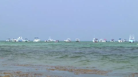 Beach scene Stock Footage 53980980