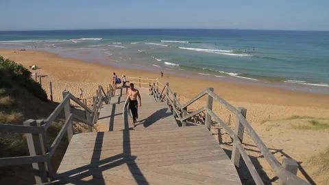 Beach scene Stock Footage 158823145