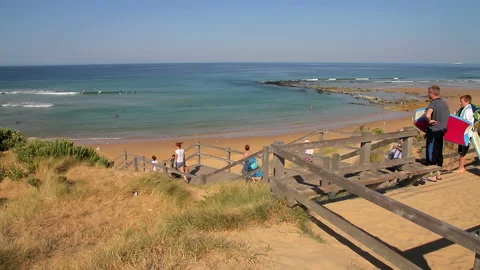 Beach scene Stock Footage 158823152