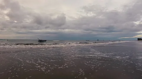 Beach Scene Stock Footage 194462506