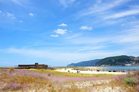 Beach scene Stock Photos