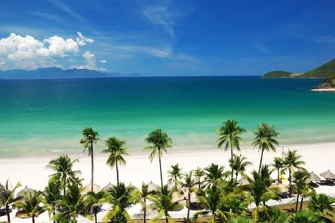 Beach scene Stock Photos