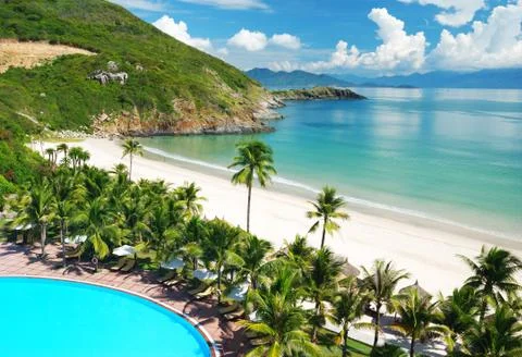 Beach scene Stock Photos