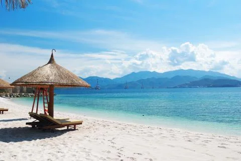 Beach scene Stock Photos