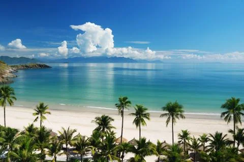 Beach scene Stock Photos