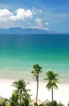 Beach scene Stock Photos