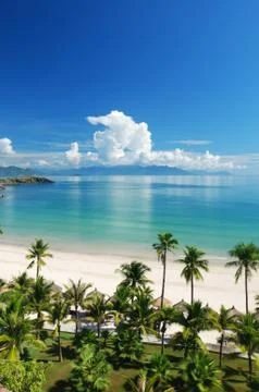 Beach scene Stock Photos