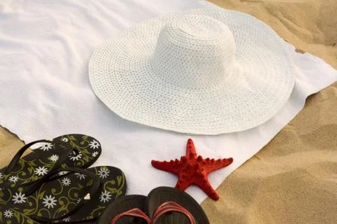 Beach scene Stock Photos