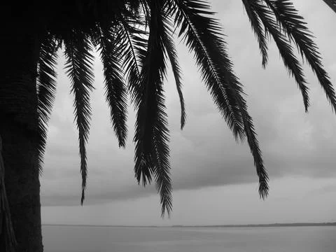 Beach Scene Foto stock