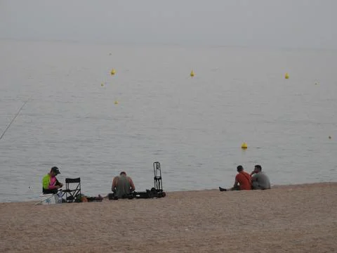 Beach scene photography Stock Photos