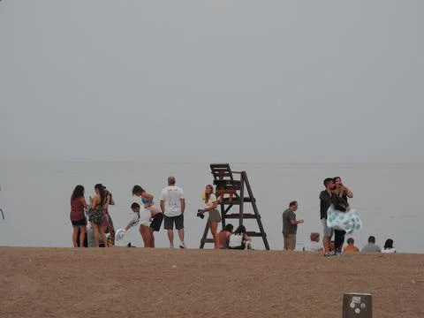 Beach scene photography Stock Photos