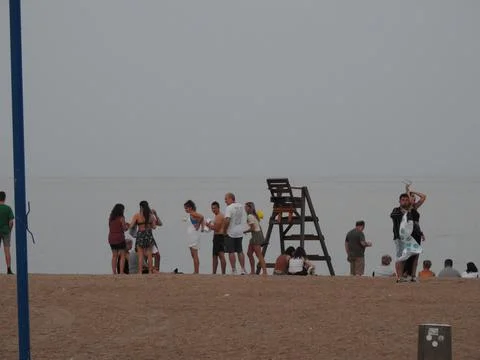 Beach scene photography Stock Photos