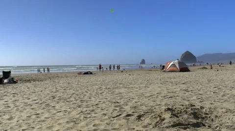 Beach scenery Stock Footage 54053567