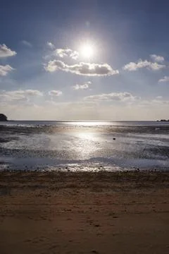The beach scenery Stock Photos