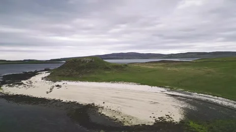 Beach in Scotland Stock Footage 246630159