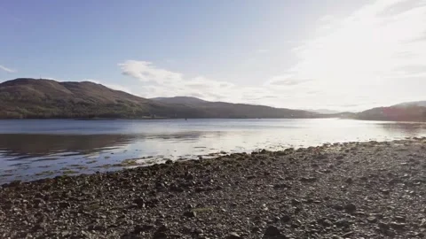 Beach in Scotland Stock Footage 246630279