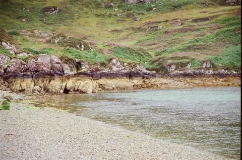 Beach in the Scottish highlands Stock Photos
