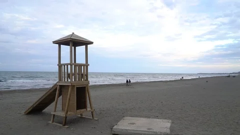 Beach sea cloud 動画素材 116561991