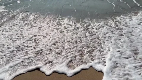Beach sea in the summer Stock Footage 258179353