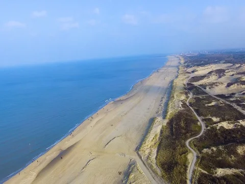Beach seen from above Stock Footage 84682159