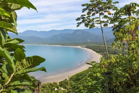 Beach seen from above Stock Photos