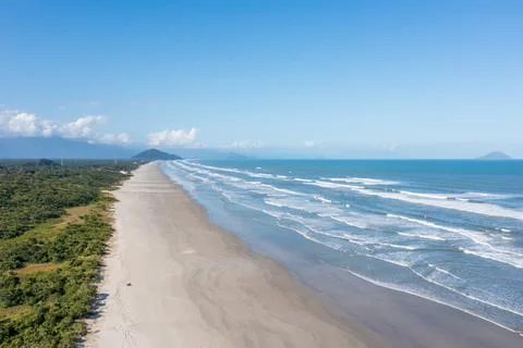 Beach seen from above Stock Photos