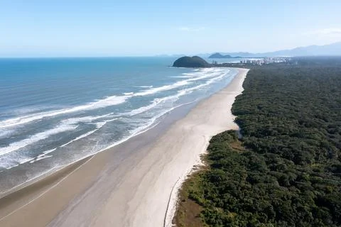 Beach seen from above Stock Photos
