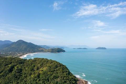 Beach seen from above Stock Photos