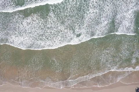 Beach seen from above Stock Photos