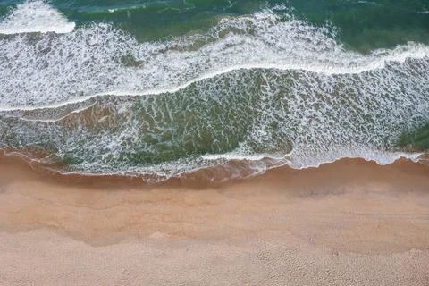 Beach seen from above Stock Photos