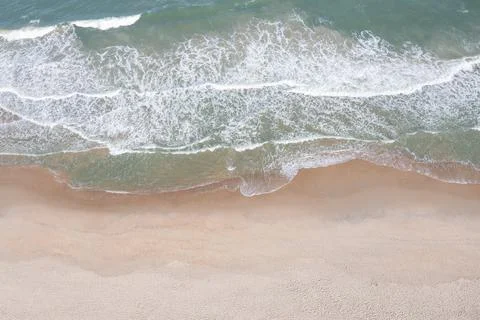 Beach seen from above Stock Photos