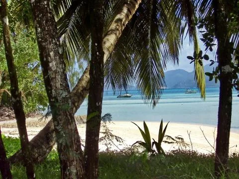 Beach on Seychelles Stock Photos