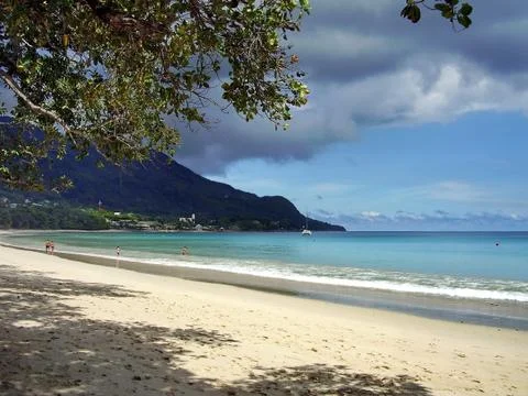 Beach on Seychelles Stock Photos