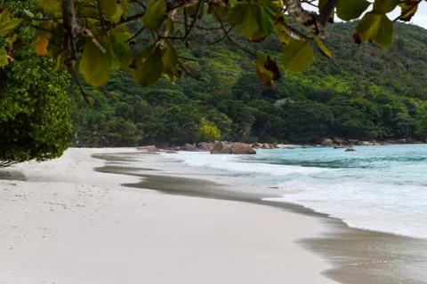 Beach in Seychelles Stock Photos