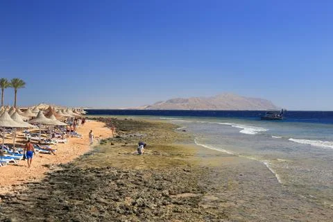 Beach in sharm el sheikh Stock Photos