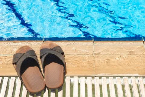 Beach Shoes Stock Photos