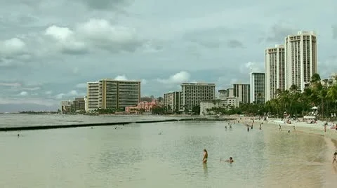 Beach shore Stock Footage 8987638