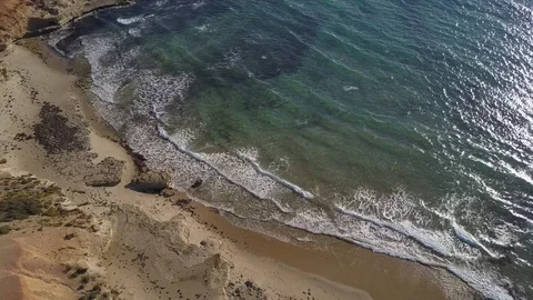 Beach shore line Stock Footage 110724804