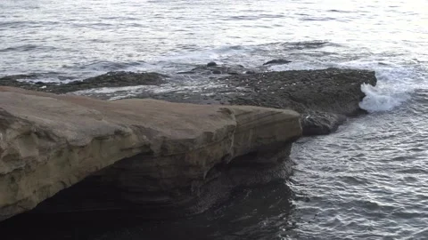 Beach shore rocks Stock Footage 193992706