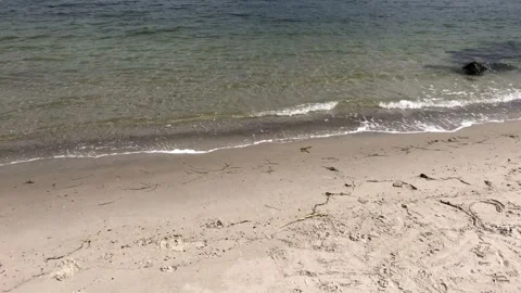 Beach shore view Stock Footage 153334439