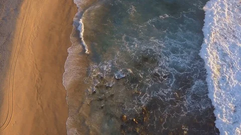 Beach shoreline Stock Footage 79705681