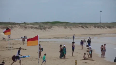 Beach shot. Stock Footage 81882671