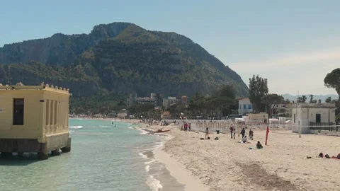 Beach Sicily Stock-Footage 147041350
