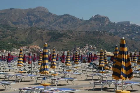 Beach in Sicily Stock Photos