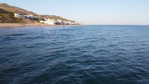 Beach Side House Stock Footage 128947123