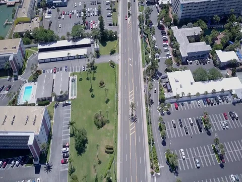 Beach Side Road Stock Footage 76545391