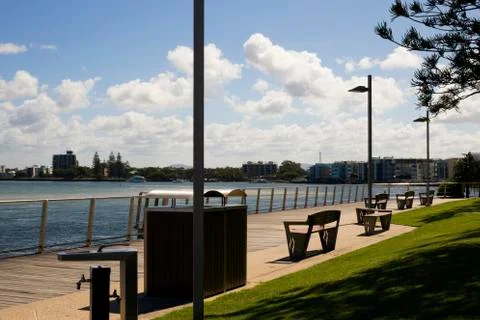 Beach-Side Walkway Stock Photos