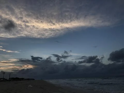 Beach sky sunset Stock Photos
